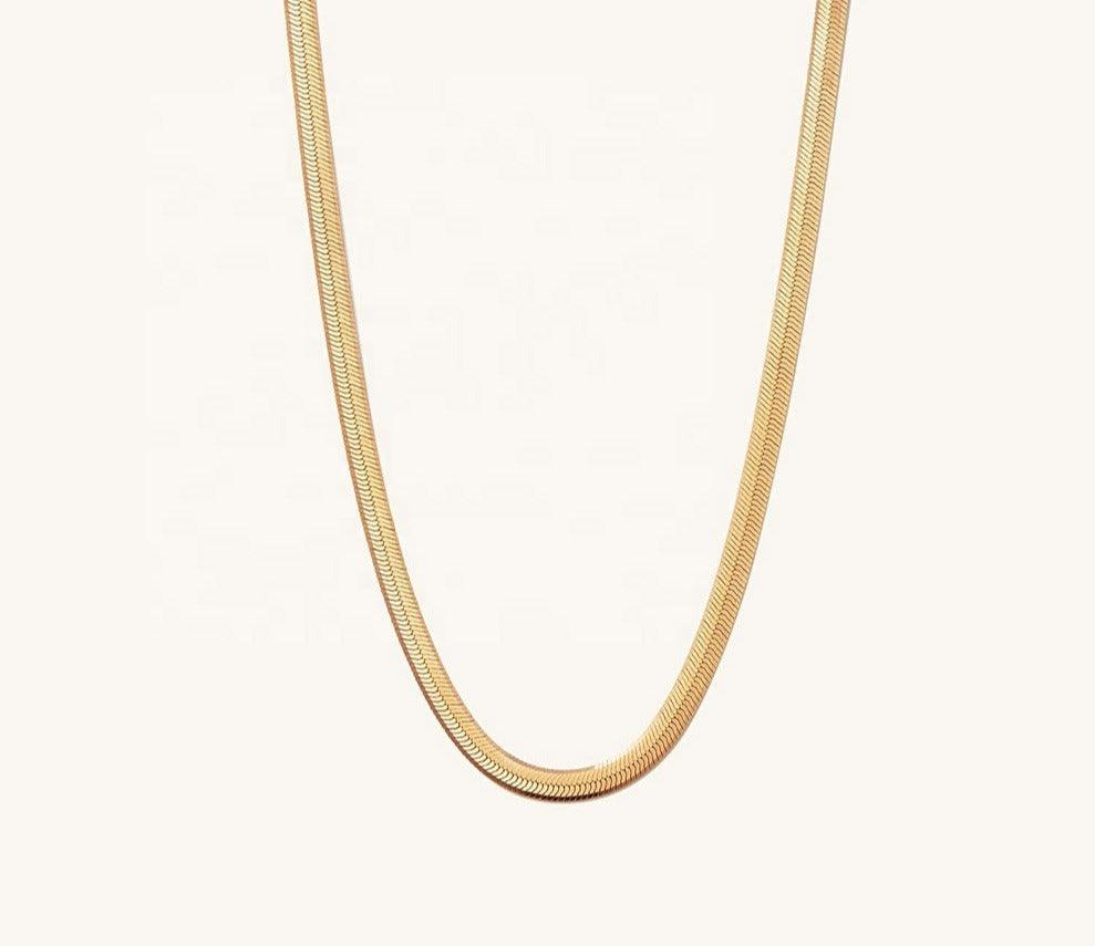 Luxury Herringbone Necklace - Cris Style Jewels 